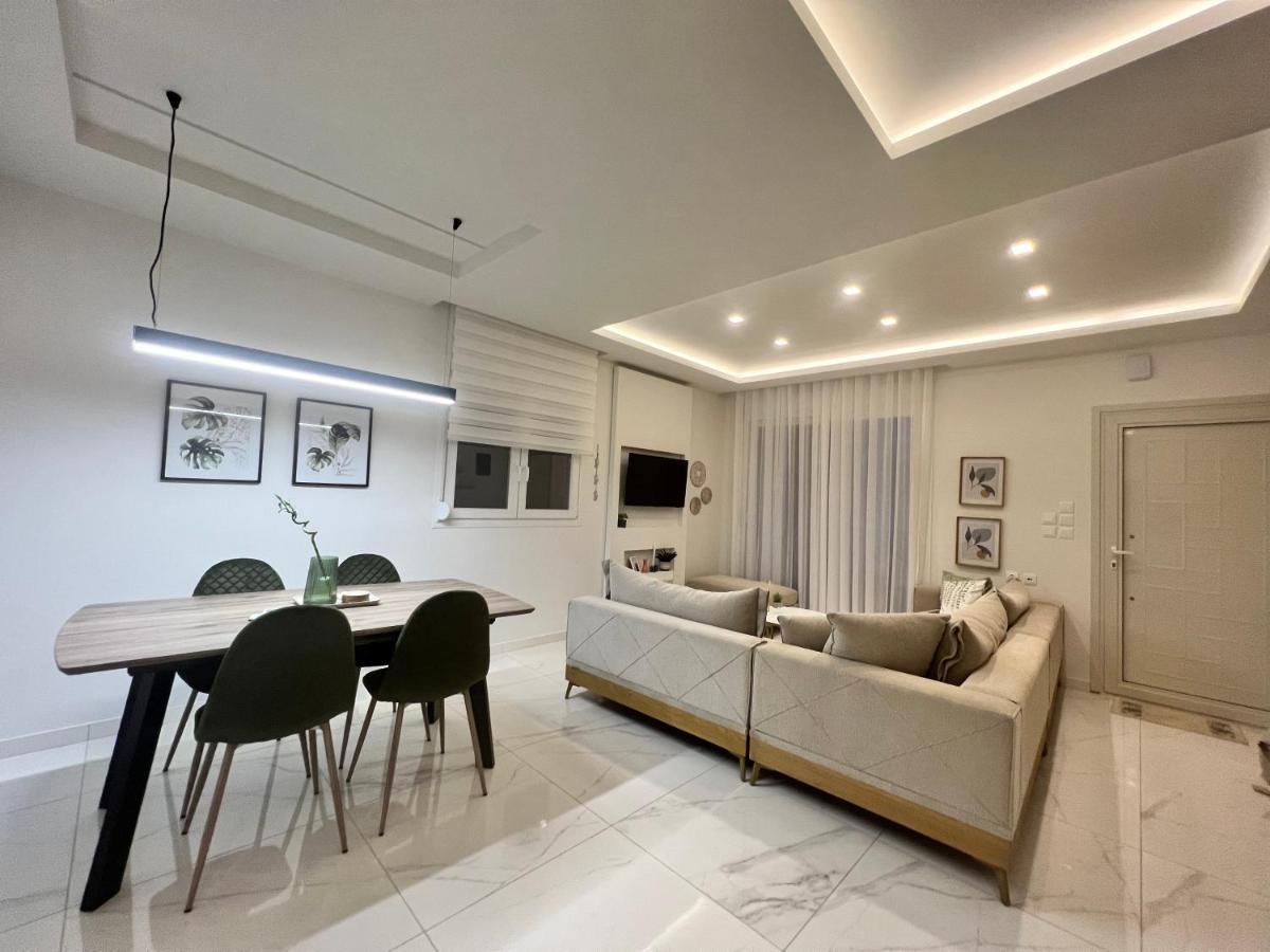 Beachfront Villa Athina Vergia Exterior photo