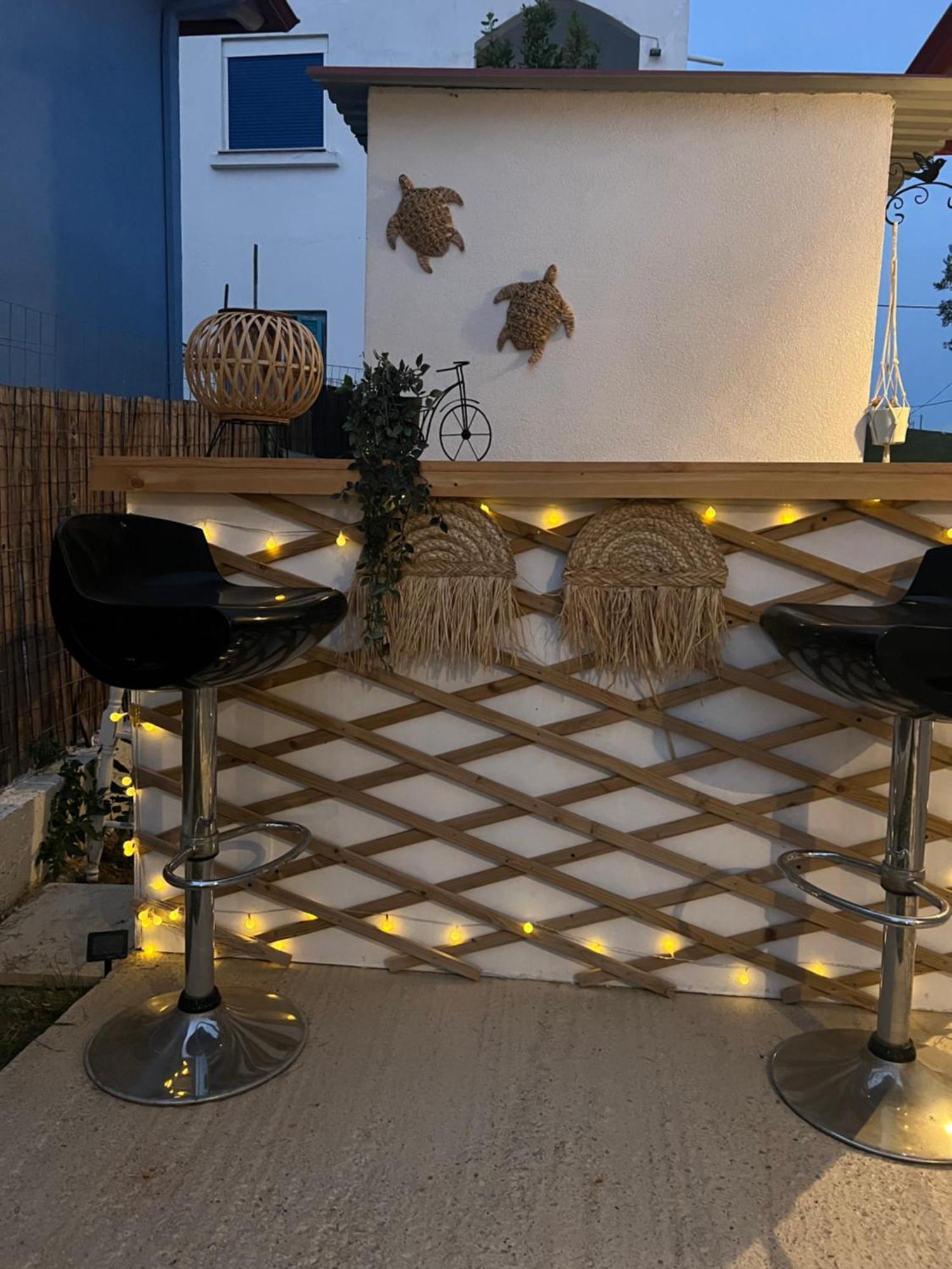Beachfront Villa Athina Vergia Exterior photo